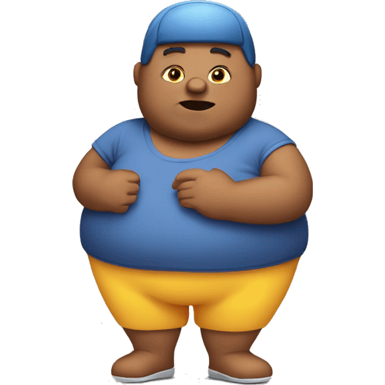 fat person emoji