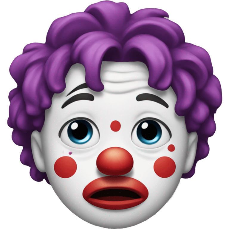 clown crying  emoji