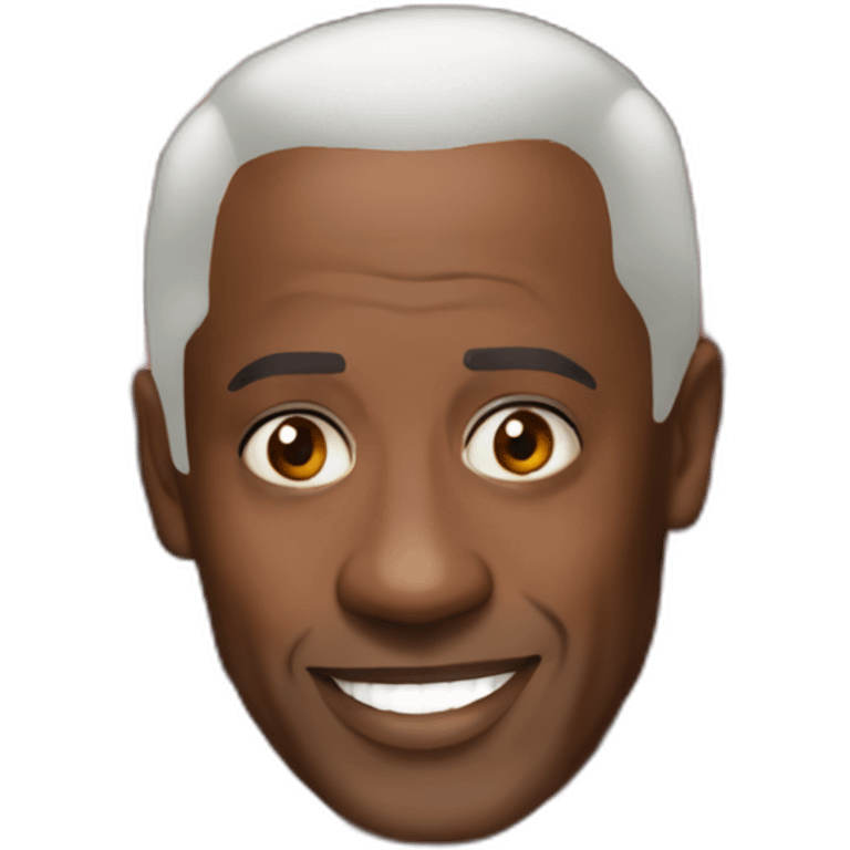 Ainsley Harriott hiding in some meat emoji