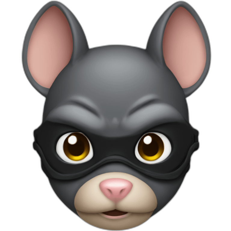 rat as batman emoji