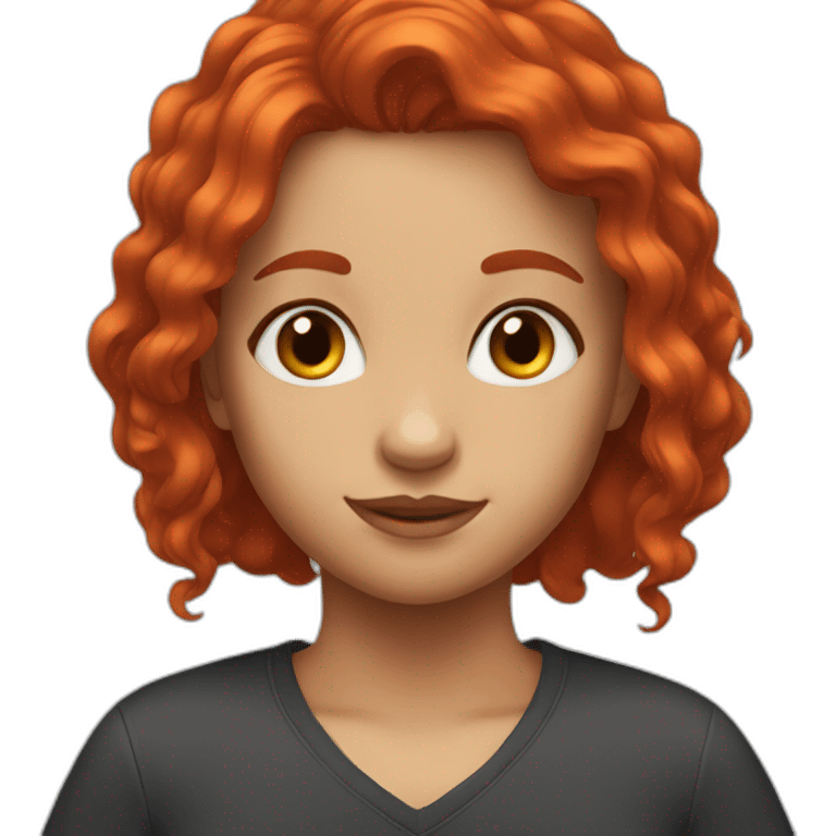 girl with red hair emoji