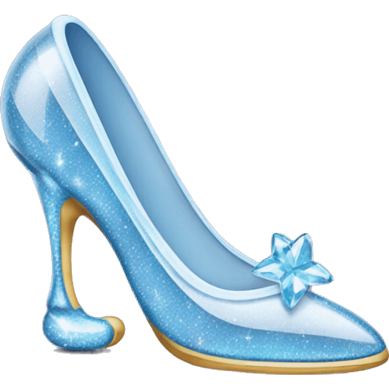 Cinderella glass slipper emoji