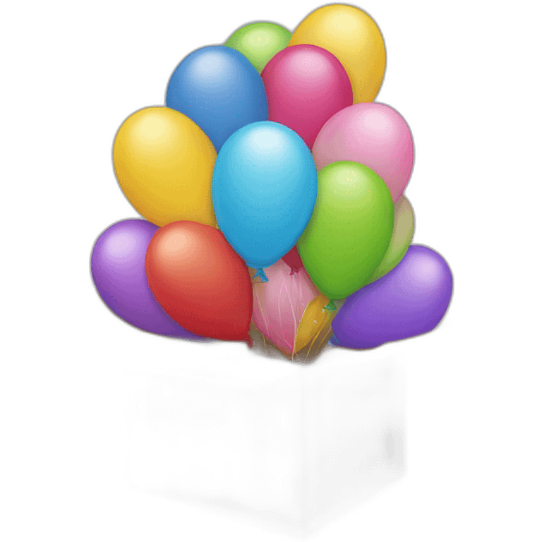 balloons box emoji