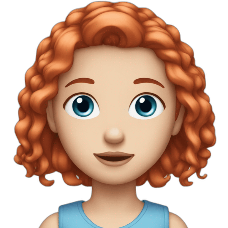 white-girl-red-hair-blue-eyes-funny emoji