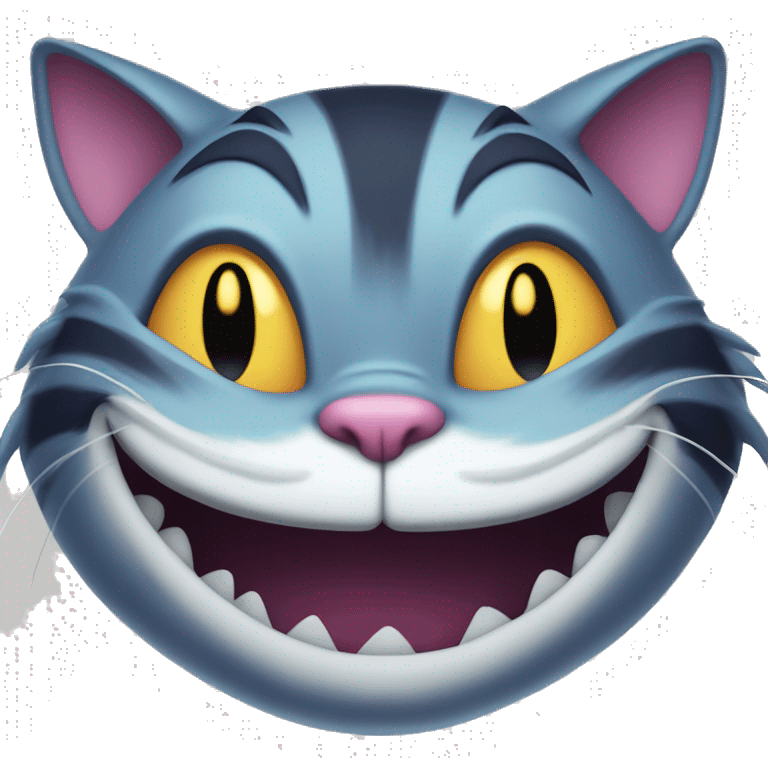 Cheshire cat face emoji