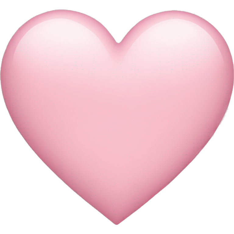 light pink heart  emoji