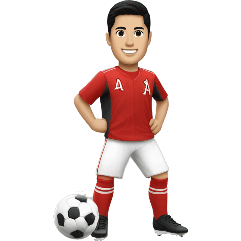 Shohei Ohtani ho plays soccer emoji