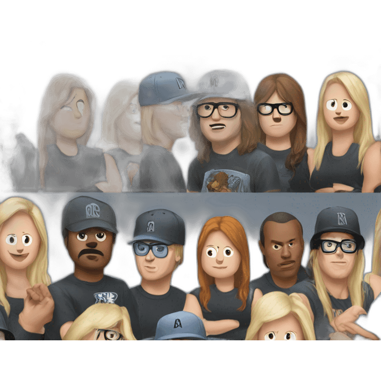 Wayne's world emoji