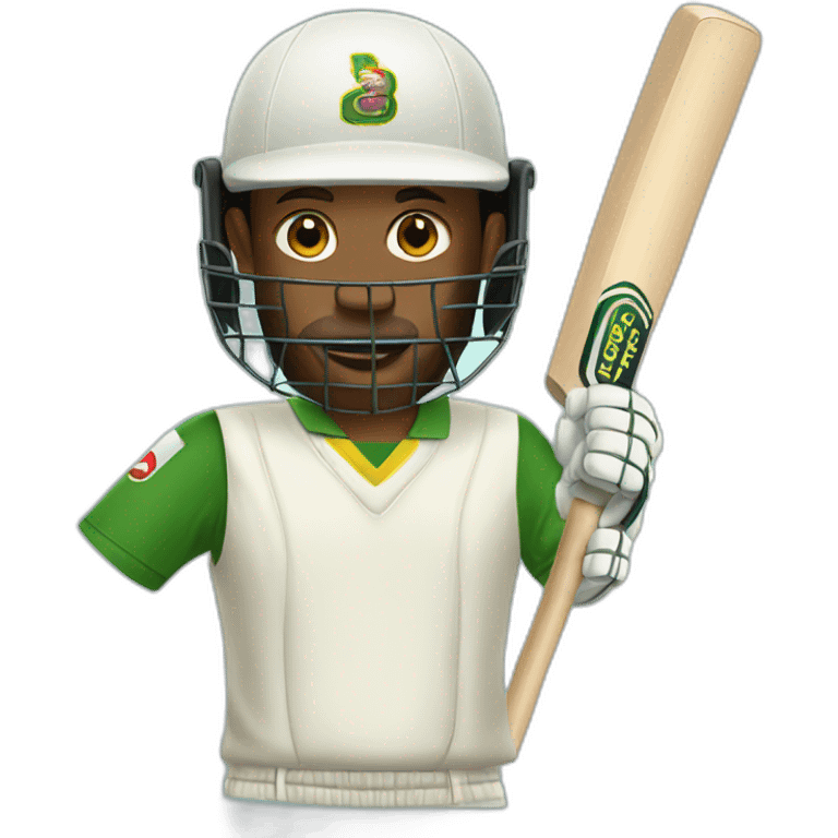 Cricket player emoji