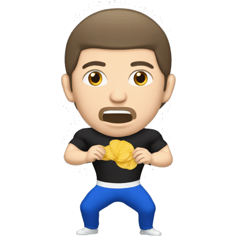 Khabib qui mange des chips emoji