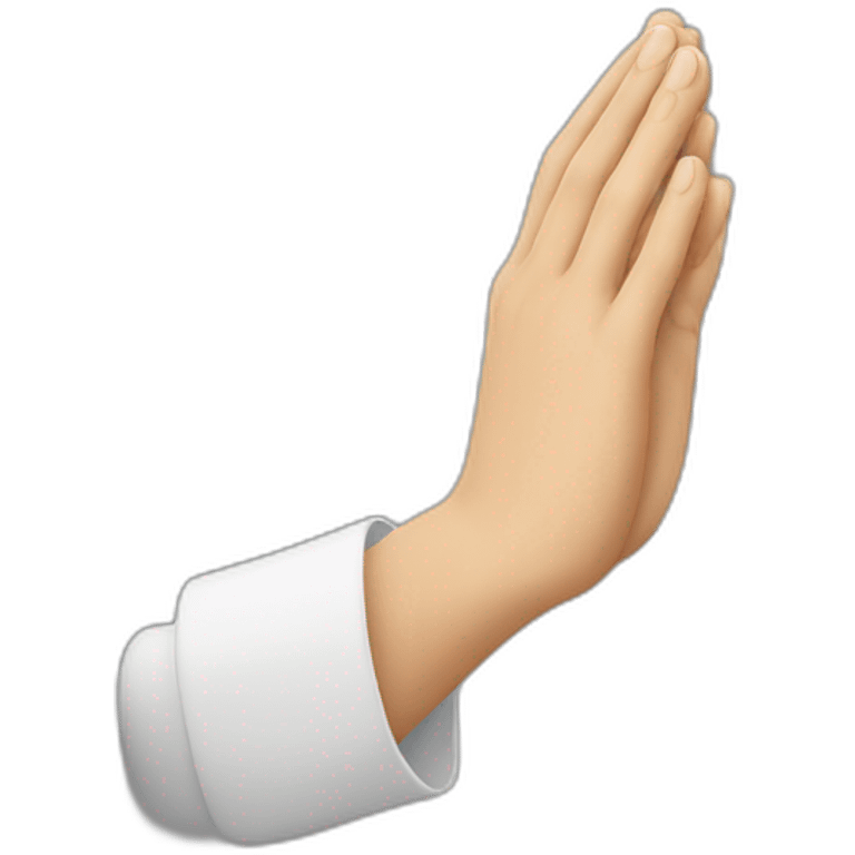 hand pray christian emoji