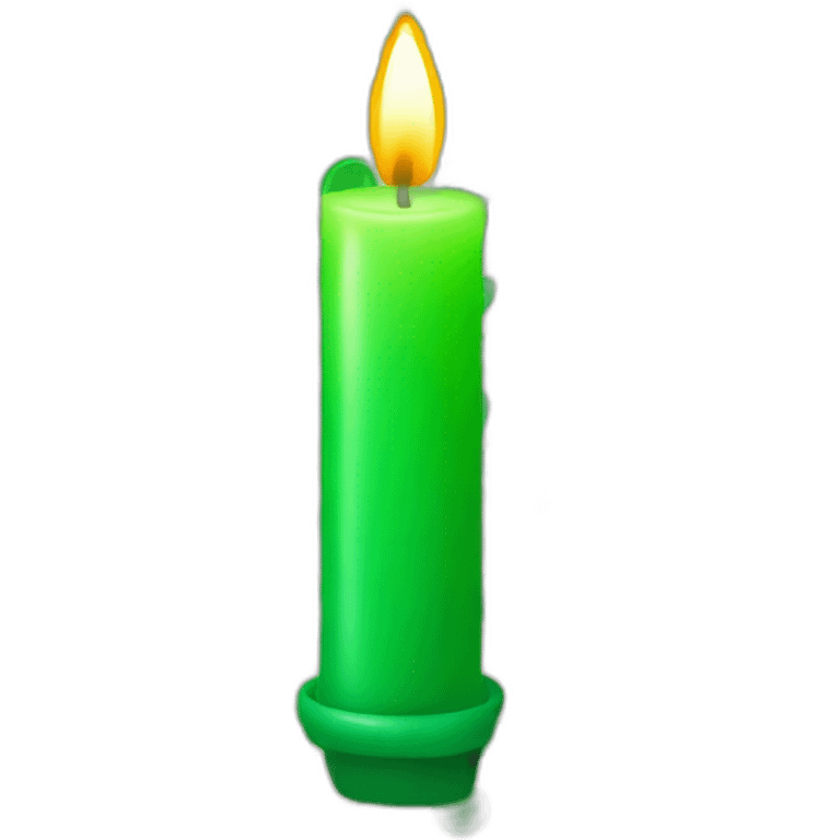 green candle pattern emoji