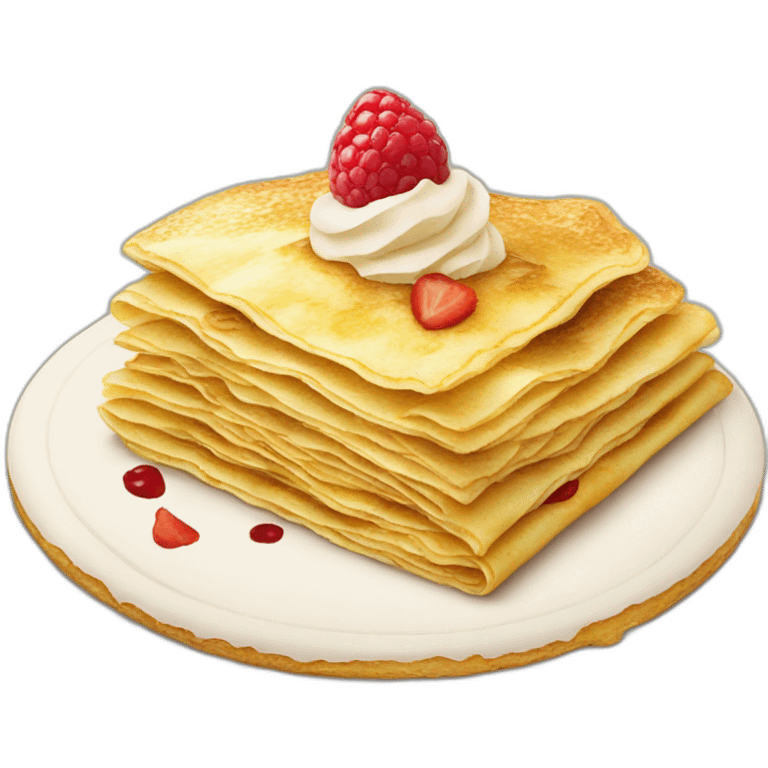 mille crepes emoji