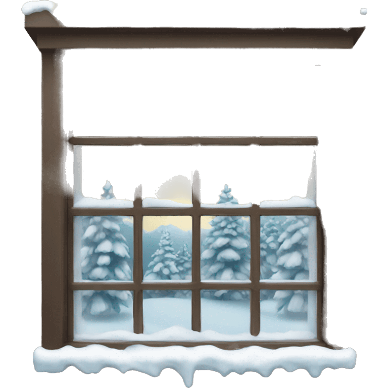 winter window emoji