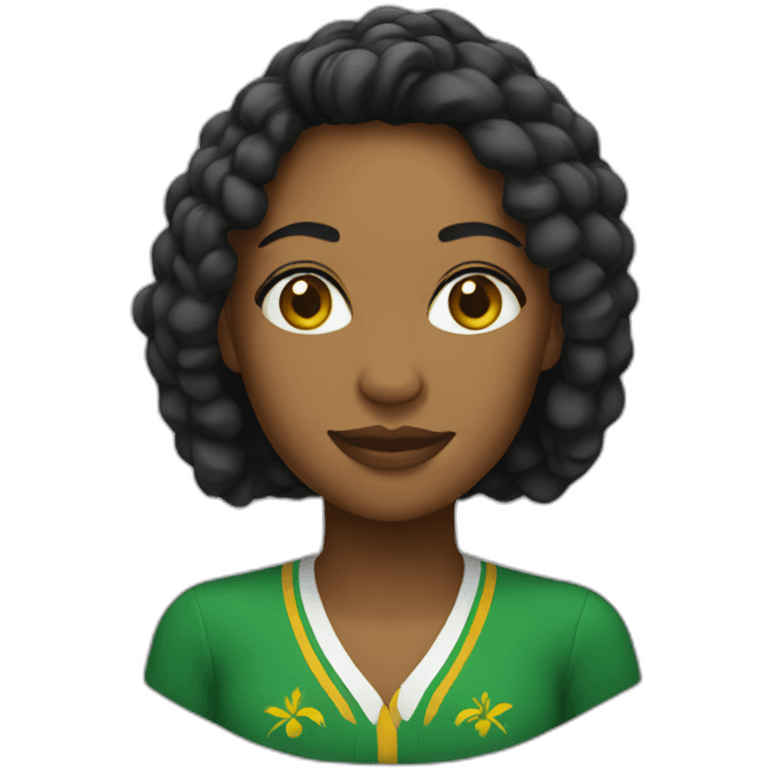 Female jamaican emoji