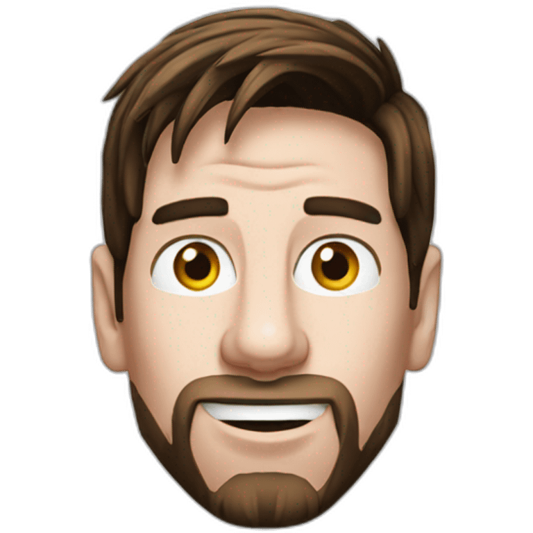 messi 1/2 shot emoji