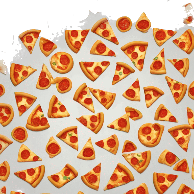 A delicious pizza emoji emoji