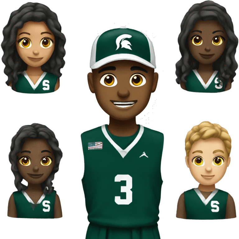 Michigan State University S emoji