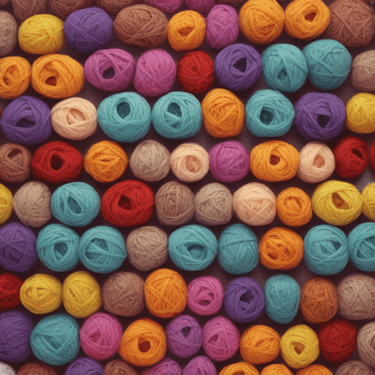 crochet yarn emoji