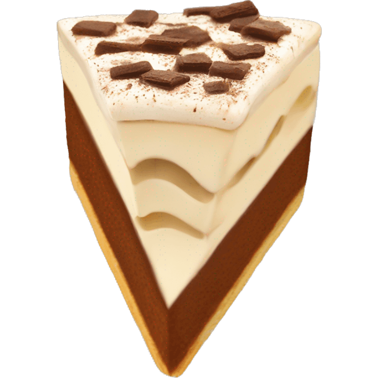 square slice of tiramisu  emoji