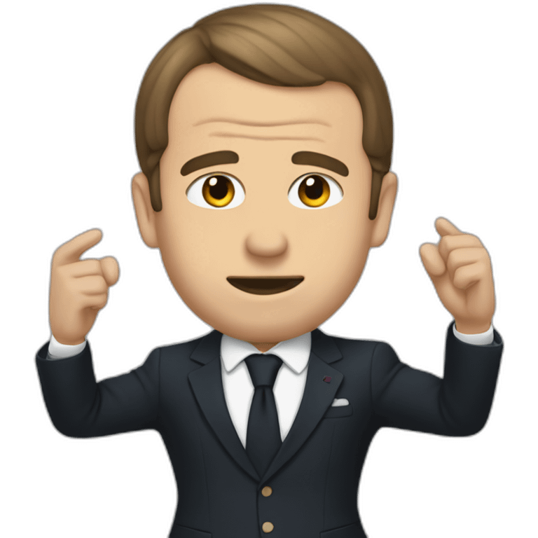 macron qui dab emoji