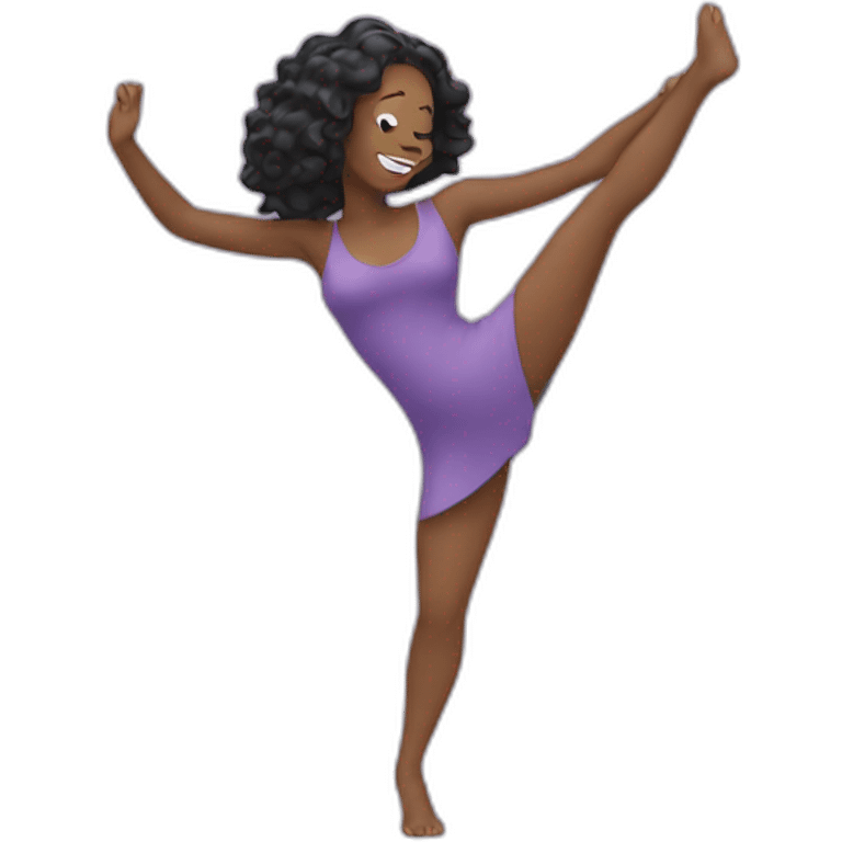 Person dancing body wave emoji