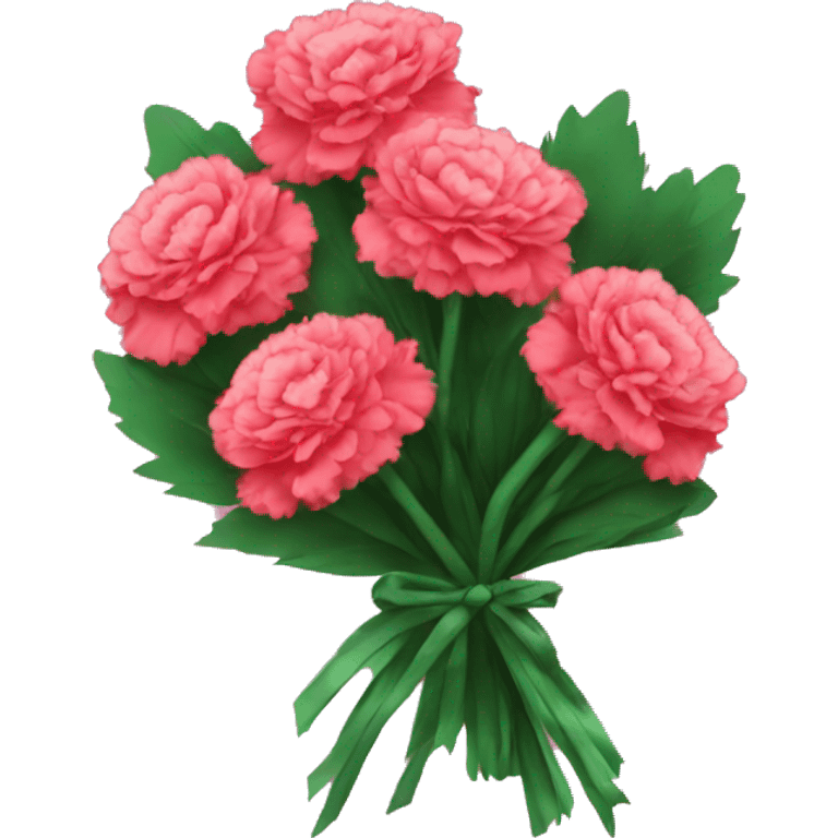 bouquet of carnations emoji