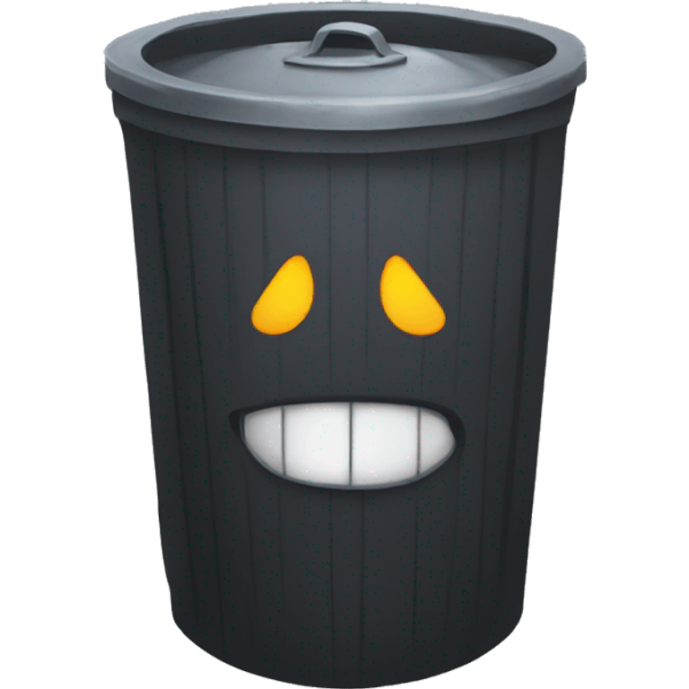 Demonic Trashcan emoji