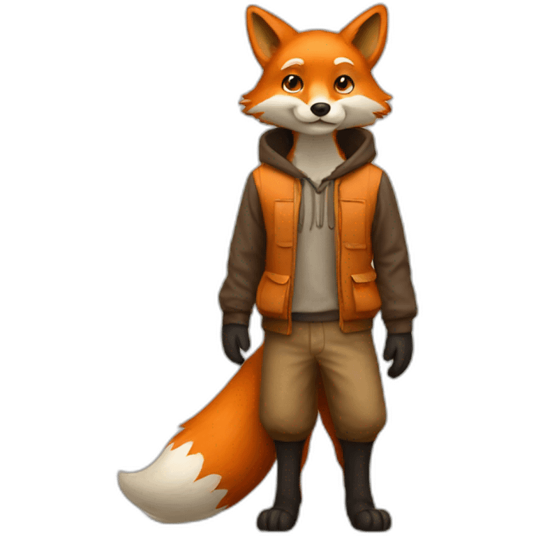 fox full body emoji