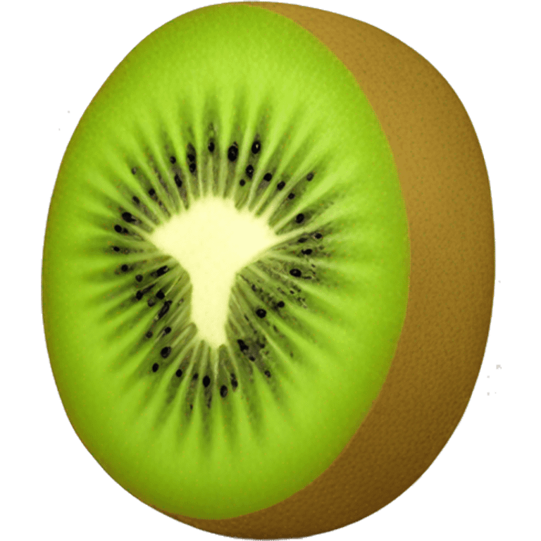 3D kiwi fruit  emoji