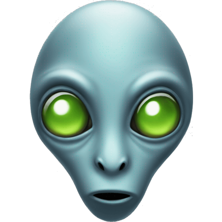 big nose alien emoji