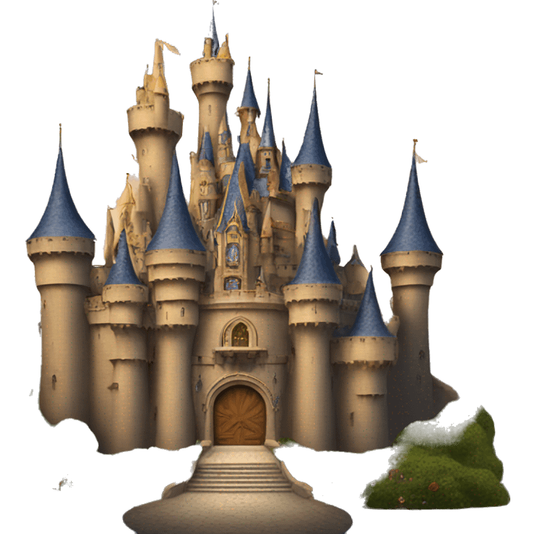 Beauty and the beast castle emoji