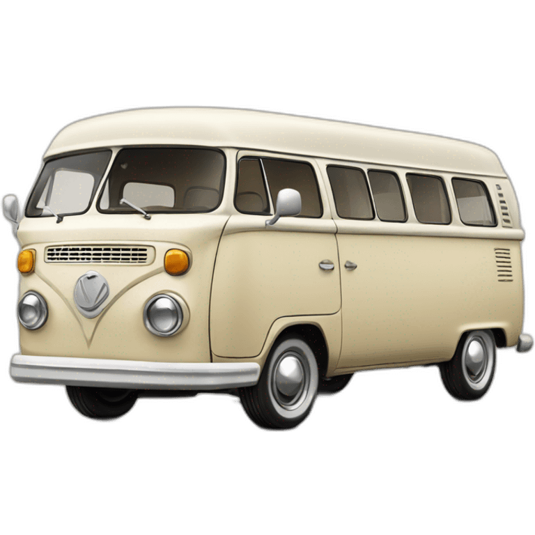 a beautiful luxury vintage van emoji