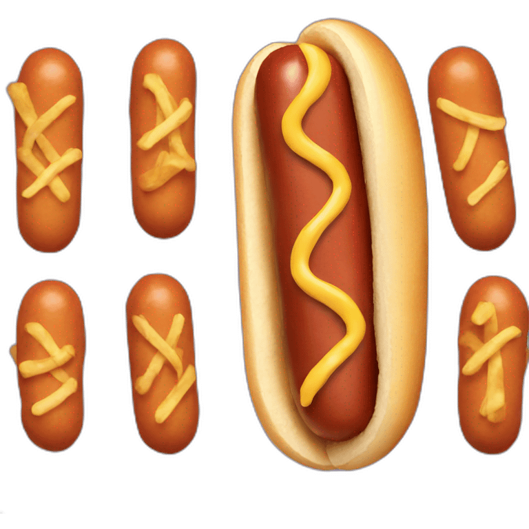 hotdog emoji