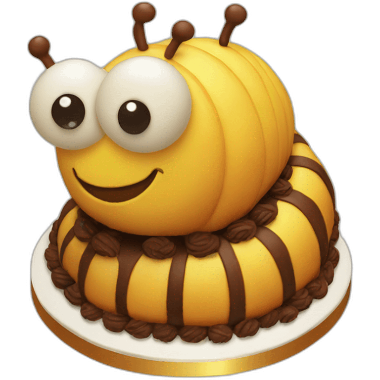 Collin caterpillar cake emoji