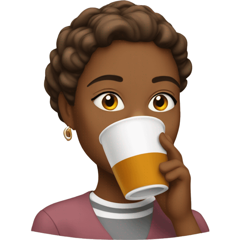 Clarissa shields drinking tea emoji