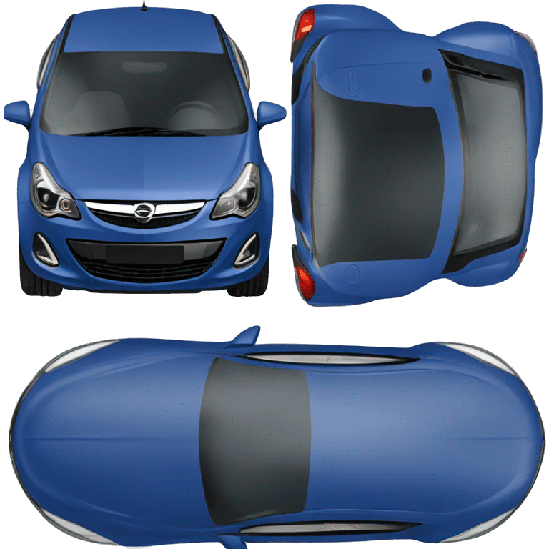 Dark blue Vauxhall corsa   emoji