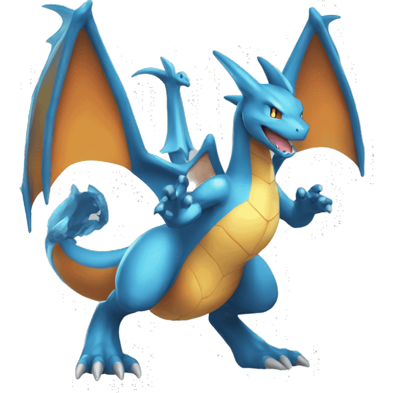  Shiny Mega Charizard Y full body emoji