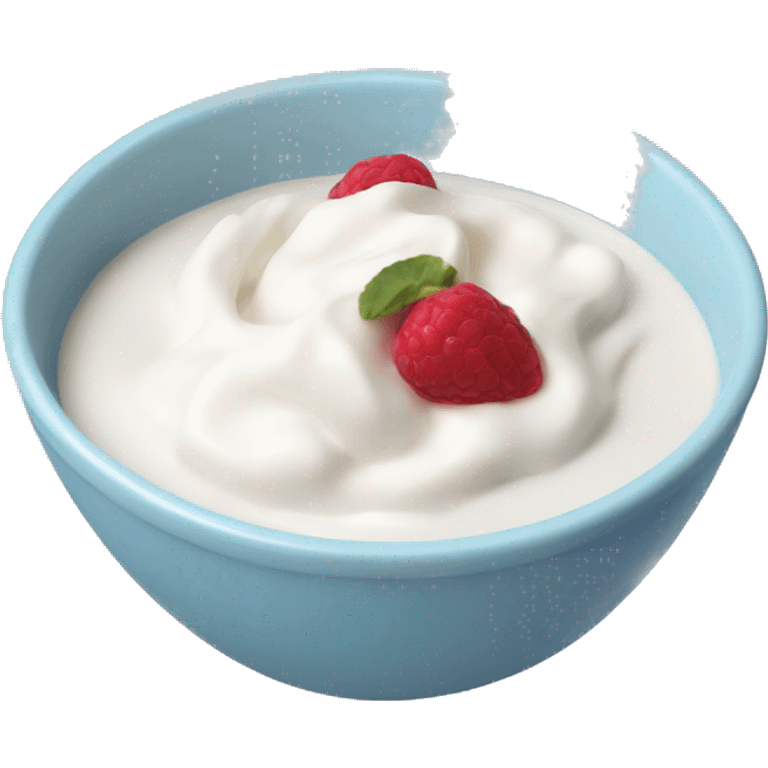 aesthetic bowl of yogurt  emoji