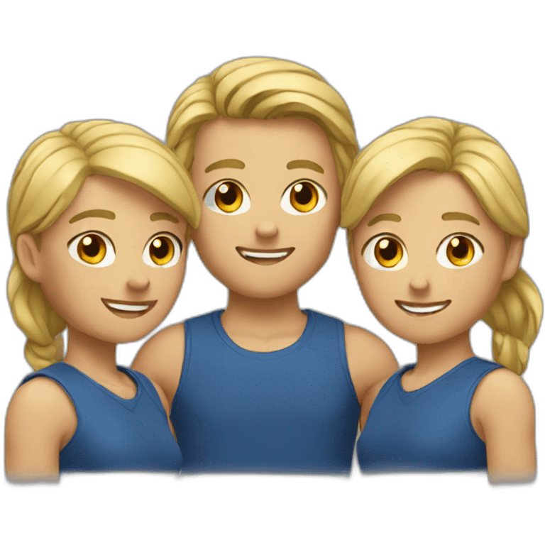 team 3 persons emoji