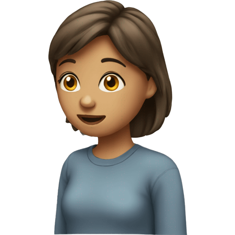 girl talking with boy emoji