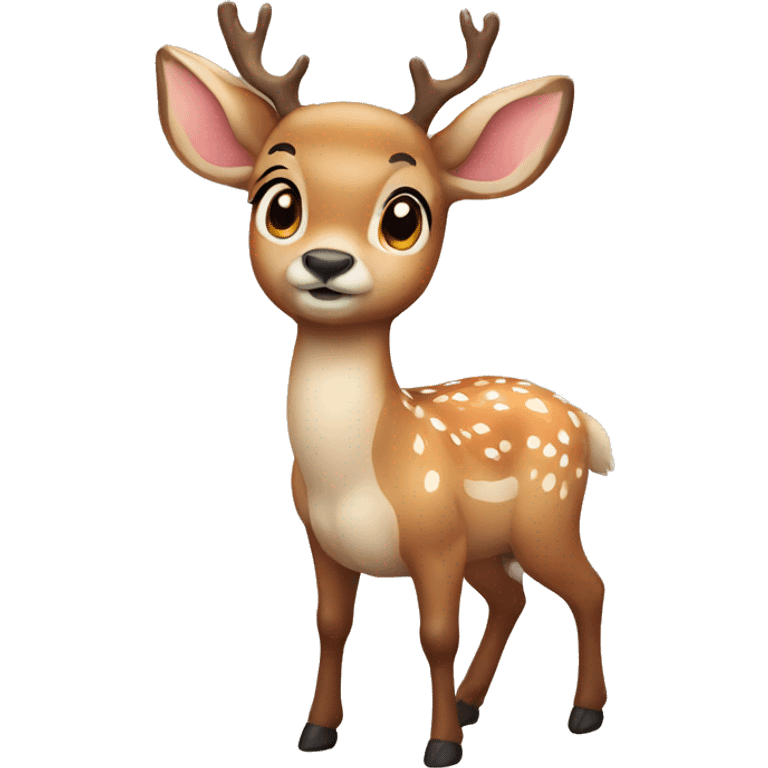 Cute deer emoji