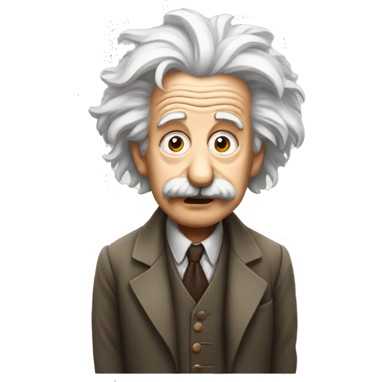 confused einstein emoji