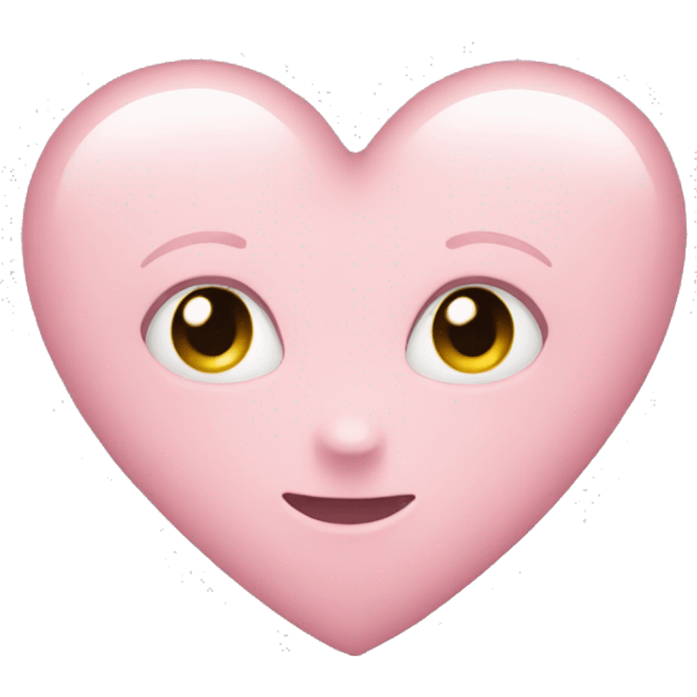 Light light pink heart emoji