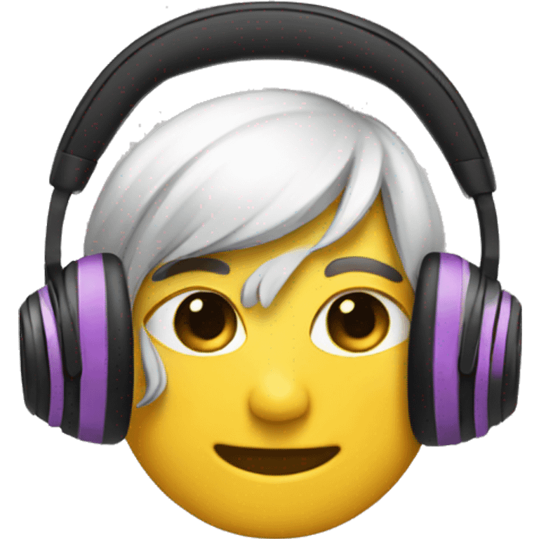 some flirty headphones emoji