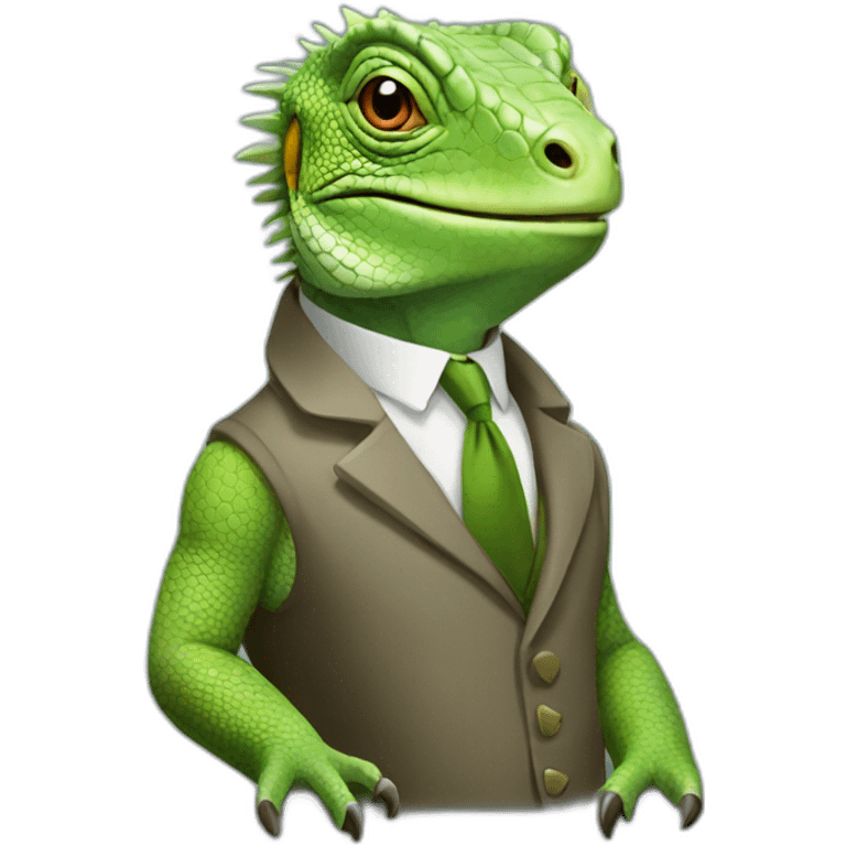 capitalist-iguana emoji