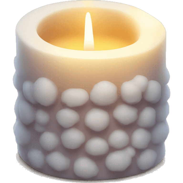 Cozy candle  emoji