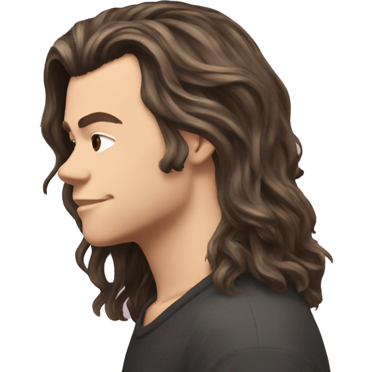 Harry styles long hair emoji