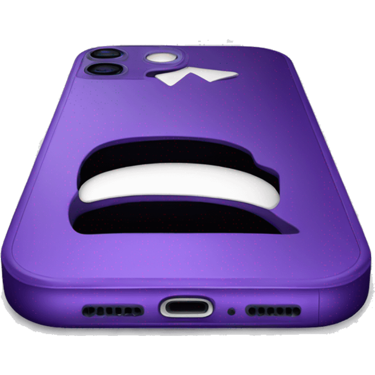 Purple IPhone 14 Plus emoji