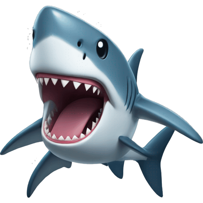 shark singing happy birthday  emoji